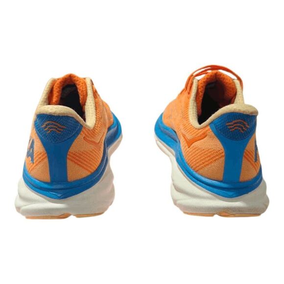 HOKA ONE ONE Clifton 9 \'Low Vibrant Orange Impala\' Running Shoes Size 8.5D main image 12